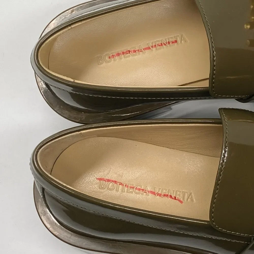 Bottega Veneta  Monsieur Leather Chunky Loafers size 36